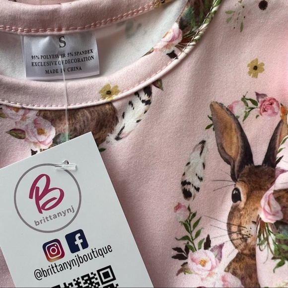 Girl Boutique Fringe Bunny Dress - Picture 3 of 3